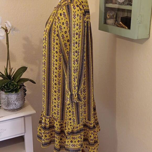 Love Kuza Yellow Bohemian  Dress - Picture 4 of 7